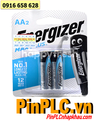 Energizer EP91-BP2; Pin tiểu AA 1.5v Alkaline Energizer Max Plus EP91-BP2 _Vỉ 2 viên